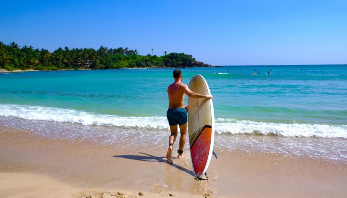 Hikkaduwa Beach in Srilanka