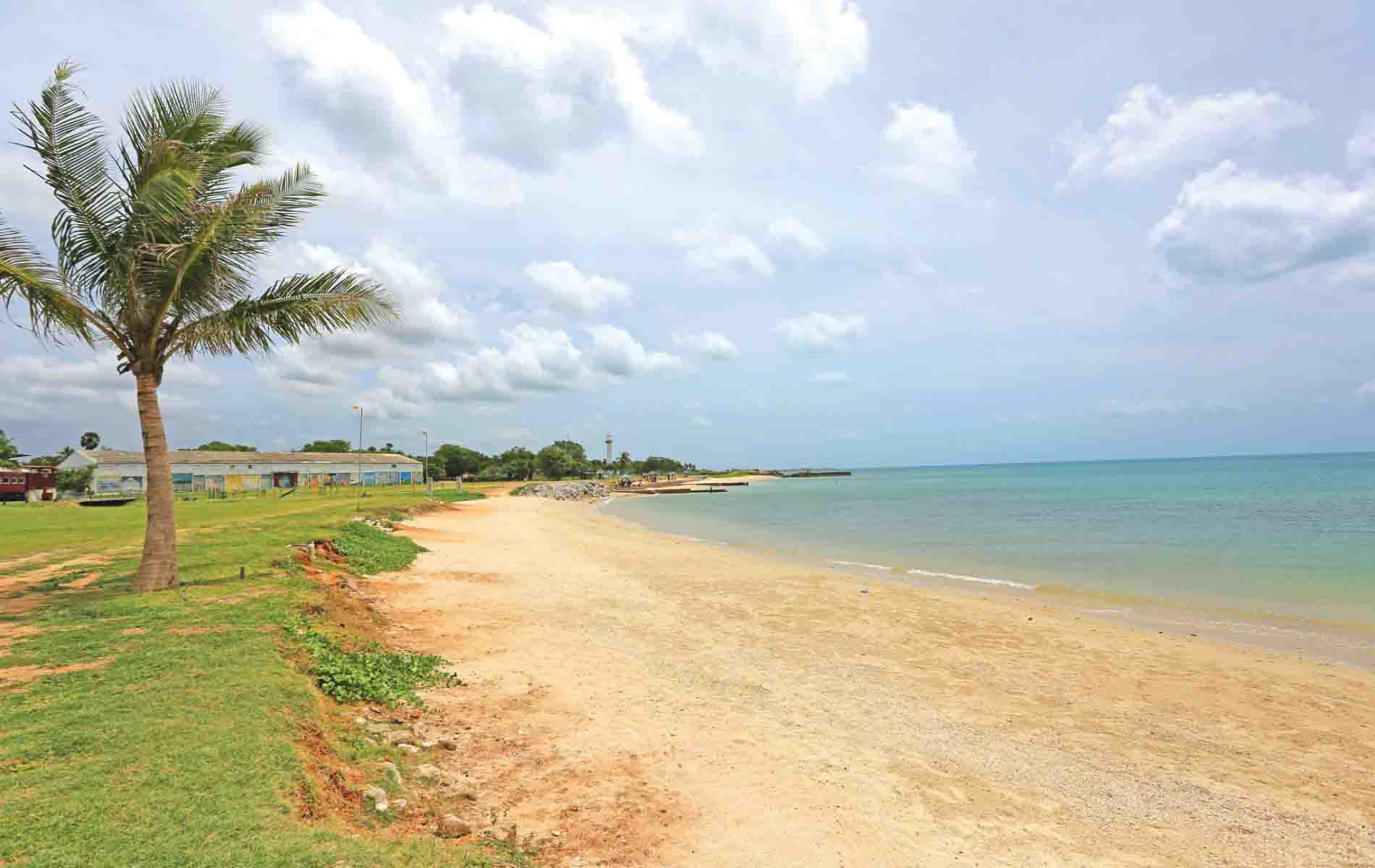 Jaffna beach in Sri Lanka