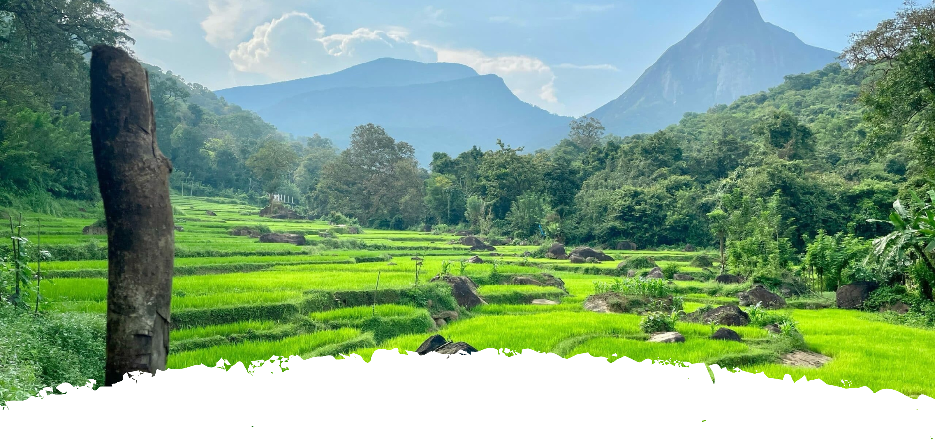 Meemure village in Sri Lanka