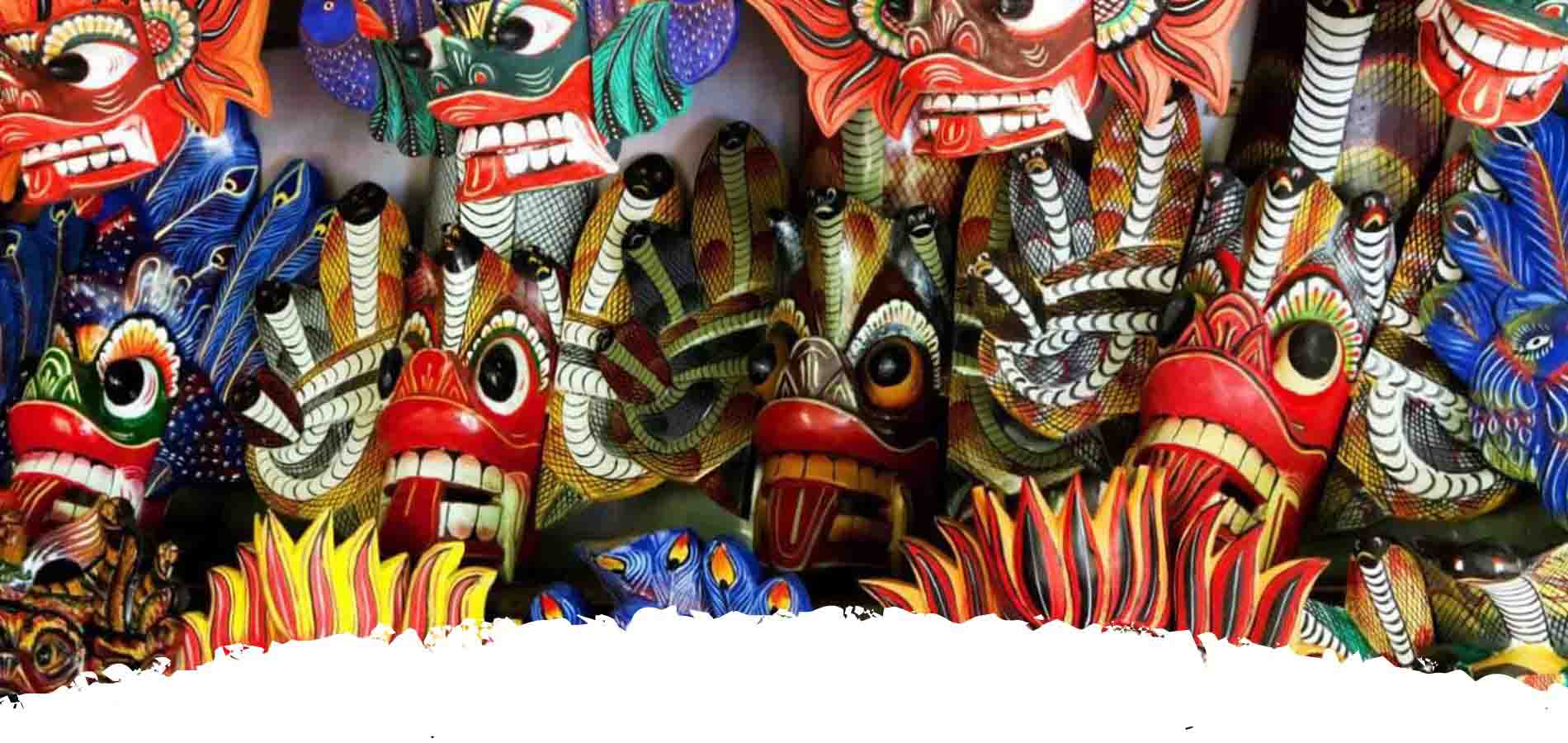 Traditional mask industry in Sri Lanka