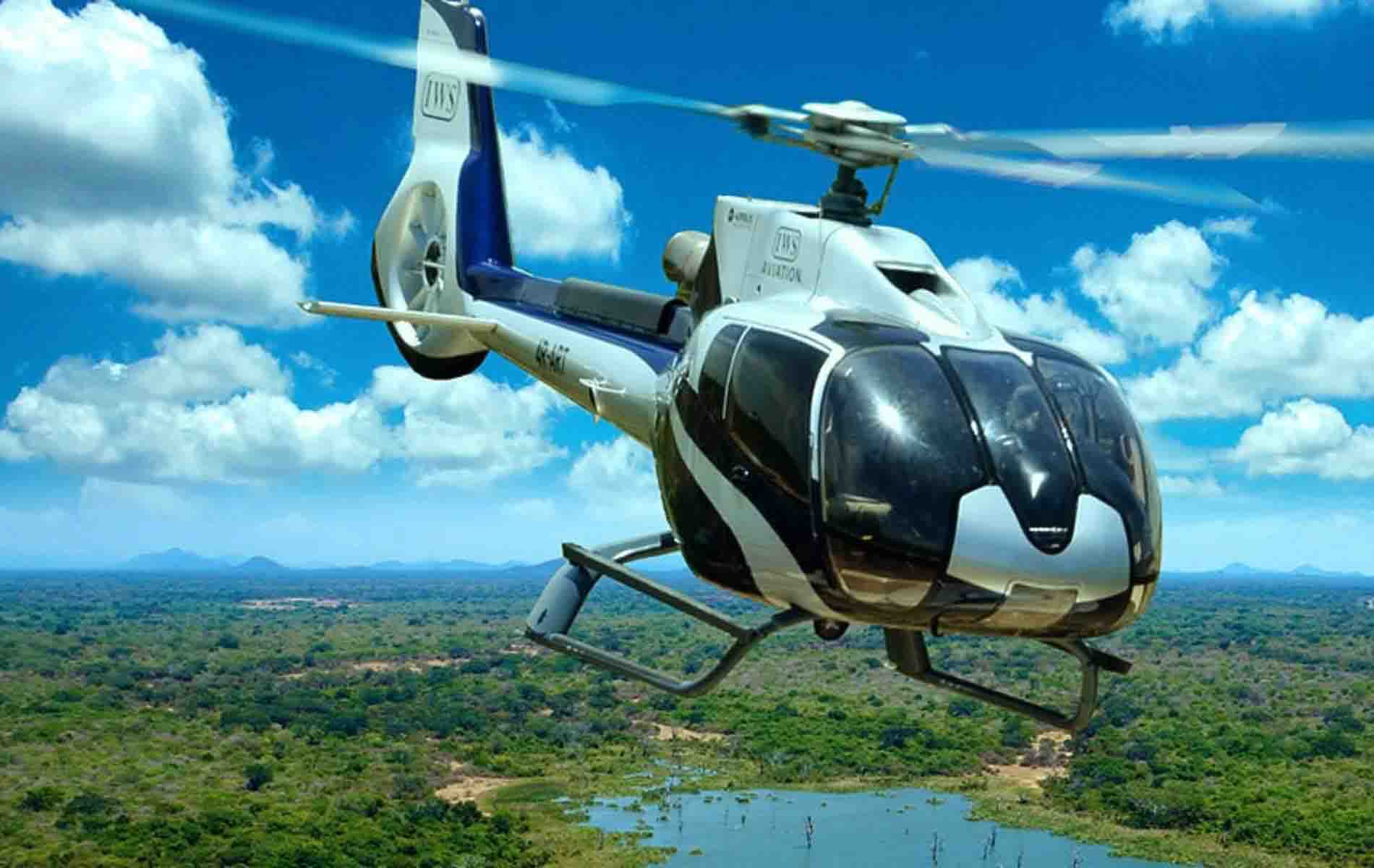 helicopter tour in sri lanka